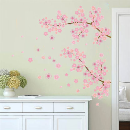 Cherry Blossom Pink Garden Tree Sticker