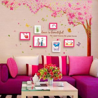 Pink Cherry Blossom Wall Stickers