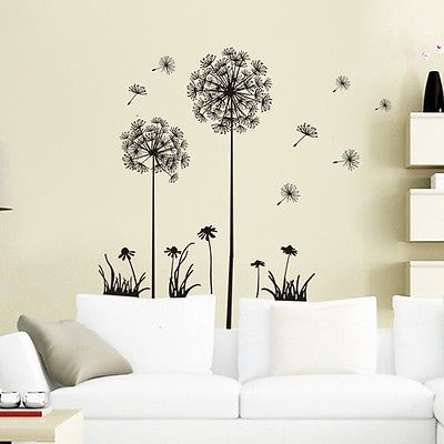 Dandelion Fly Wall Decal
