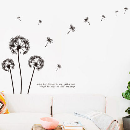 Dandelion Wall Decals with Quotes