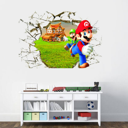 Mario 3D Wall Decals Vinyl