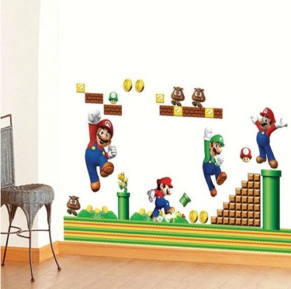 Mario Removable Wall Sticker Kids
