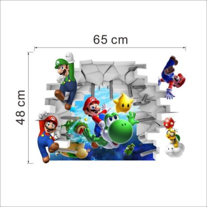 Super Mario Kids Room Wall Sticker