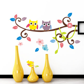 Owl on Tree Wall Stickers