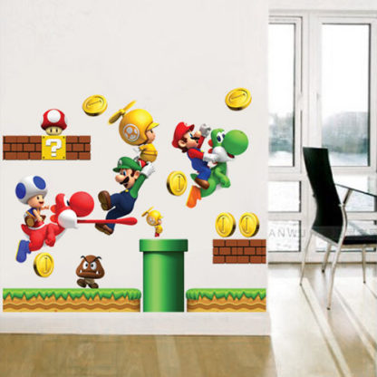Mario Kids Room Wall Mural