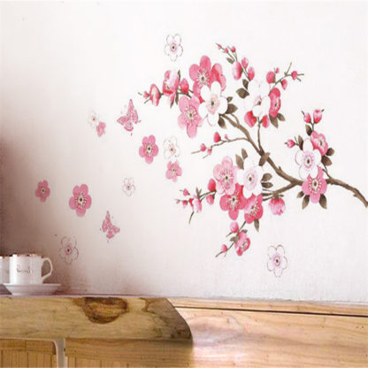 Plum Cherry Blossom Wall Decor