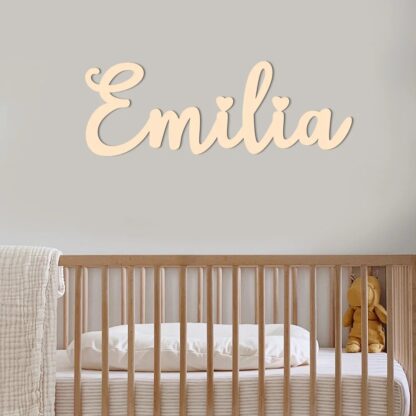 Custom Wooden Name Sign For Nursery