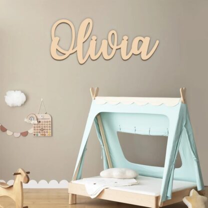 Custom Wooden Name Sign For Nursery - Image 2