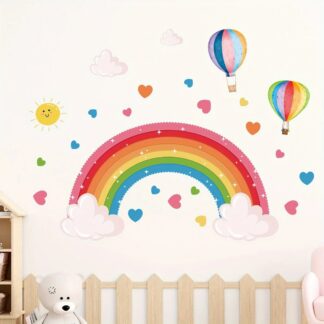 rainbow wall decal