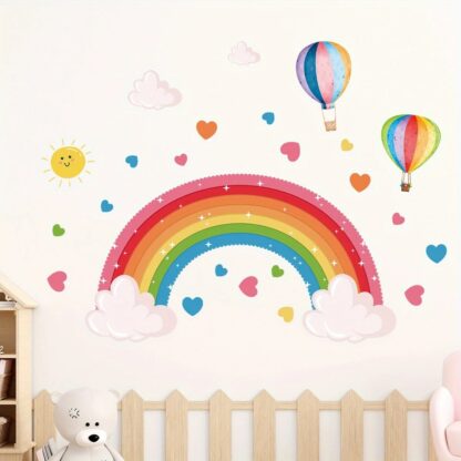 rainbow wall decal